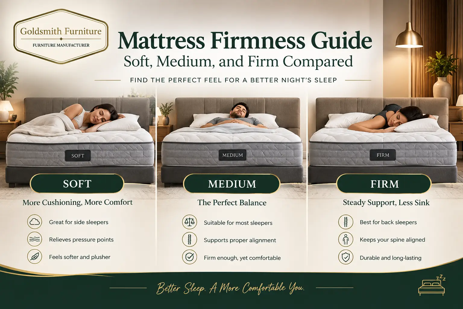 Mattress firmness guide
