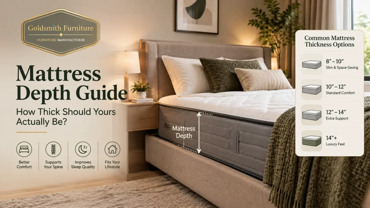 What mattress depth do I need for the best comfort and support?