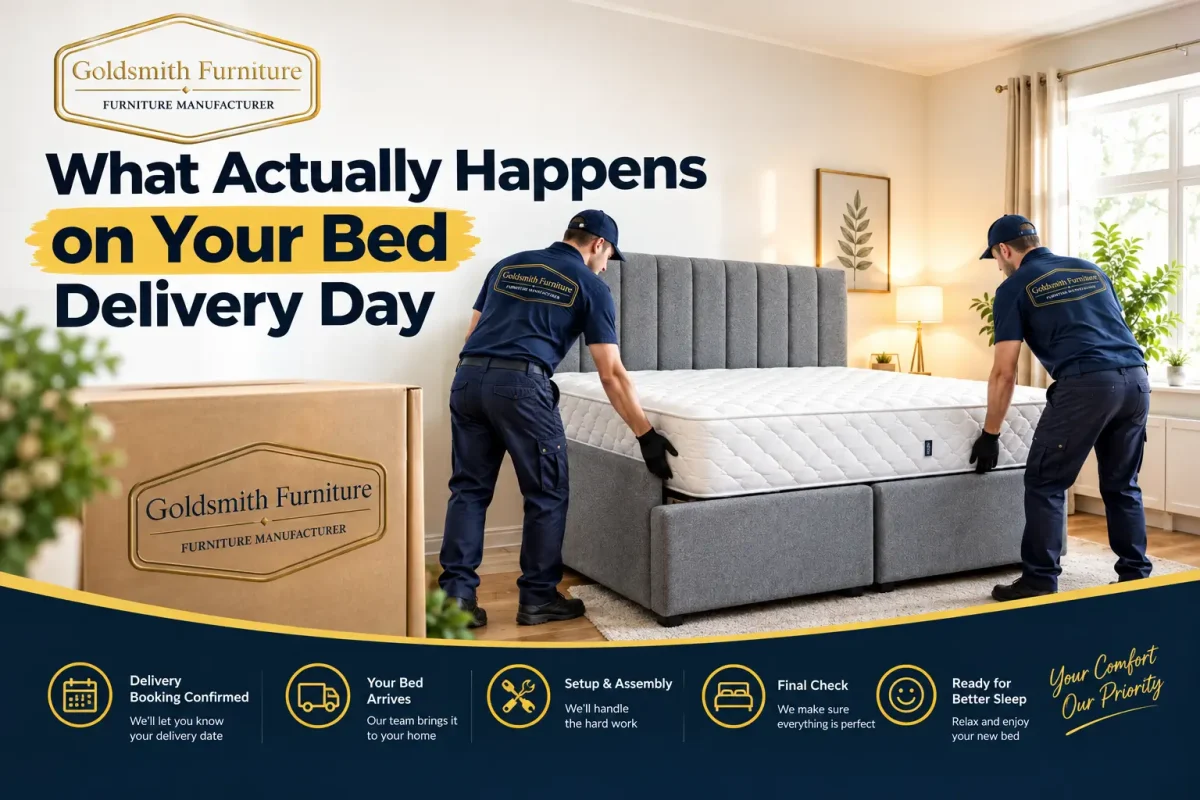 Bed delivery day in Northern Ireland with Goldsmith Furniture